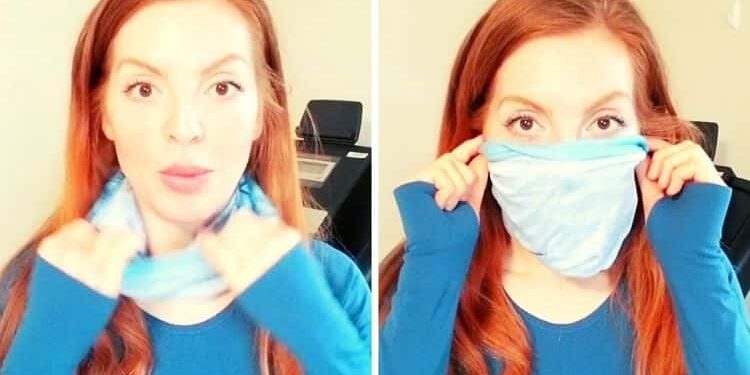 Wearing a Face Mask While Running Outside