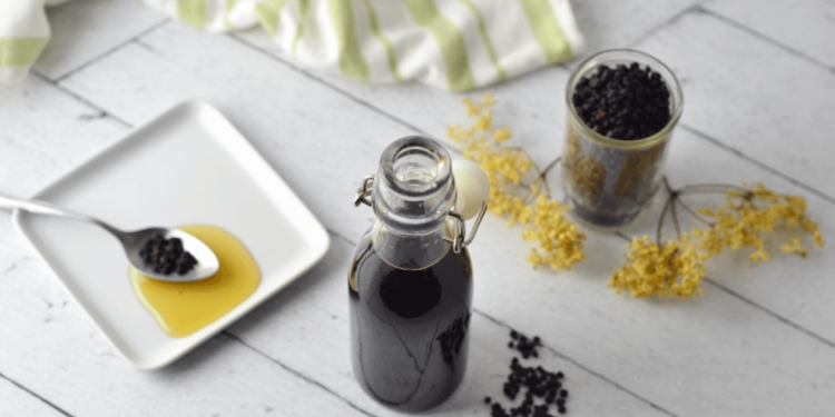 How to Make Elderberry Syrup (Potent Cold + Flu Remedy)