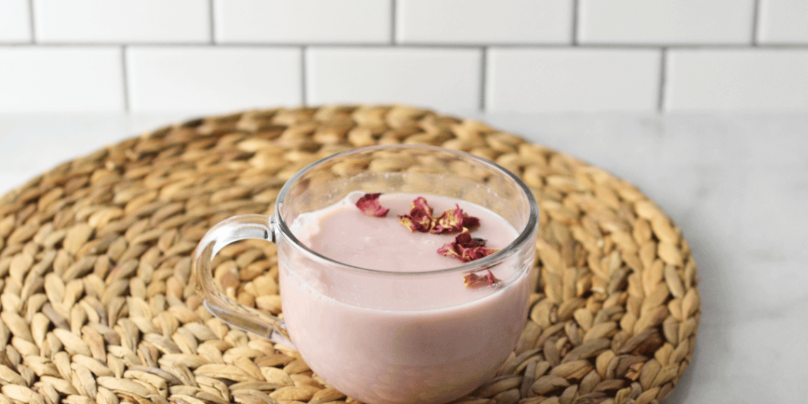 Cherry Rose Moon Milk Recipe