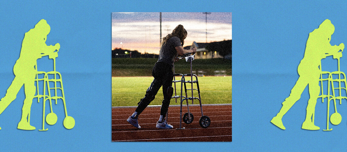 How Hannah Hutzley Walked a Mile of a Marathon WIth Bionic Legs