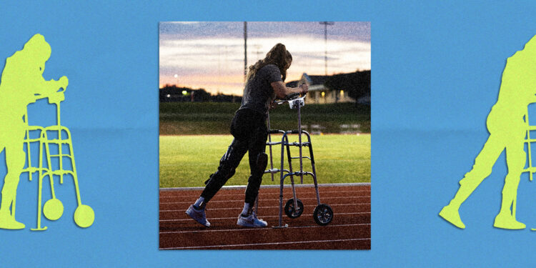 How Hannah Hutzley Walked a Mile of a Marathon WIth Bionic Legs