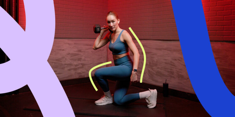 This Lower-Body Dumbbell Workout Is Knee-Strengthening