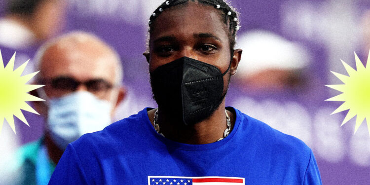 Olympic Runner Noah Lyles Competes With COVID-19