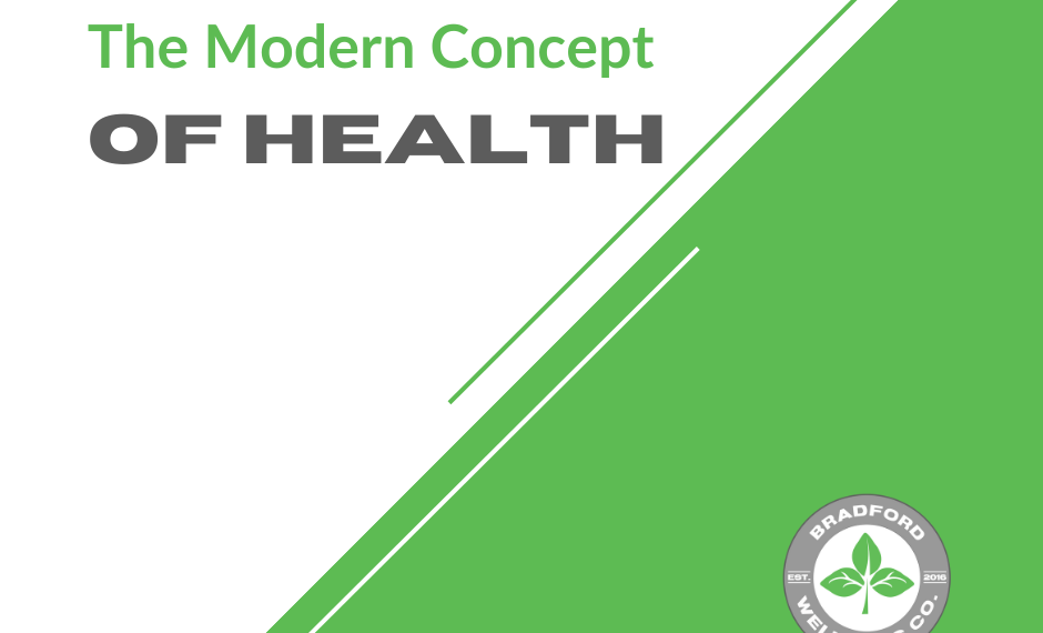 Modern Concept of Health | Bradford Wellness Co.