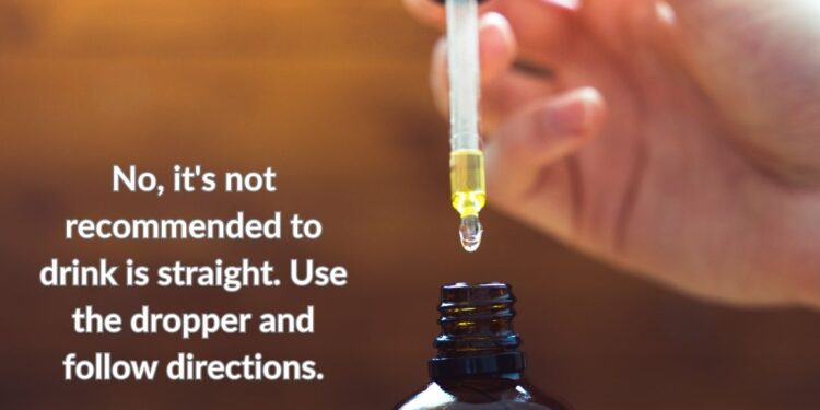 Can you Drink Tincture Straight?