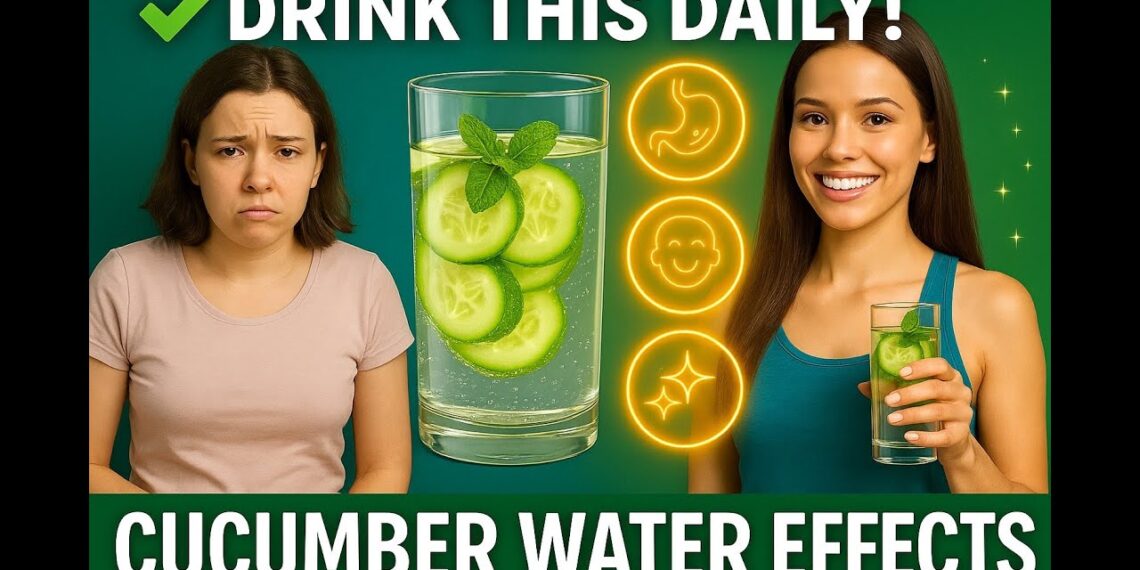 Drink Cucumber Water Every Day and See What Happens to Your Body | Amazing Health Benefits!