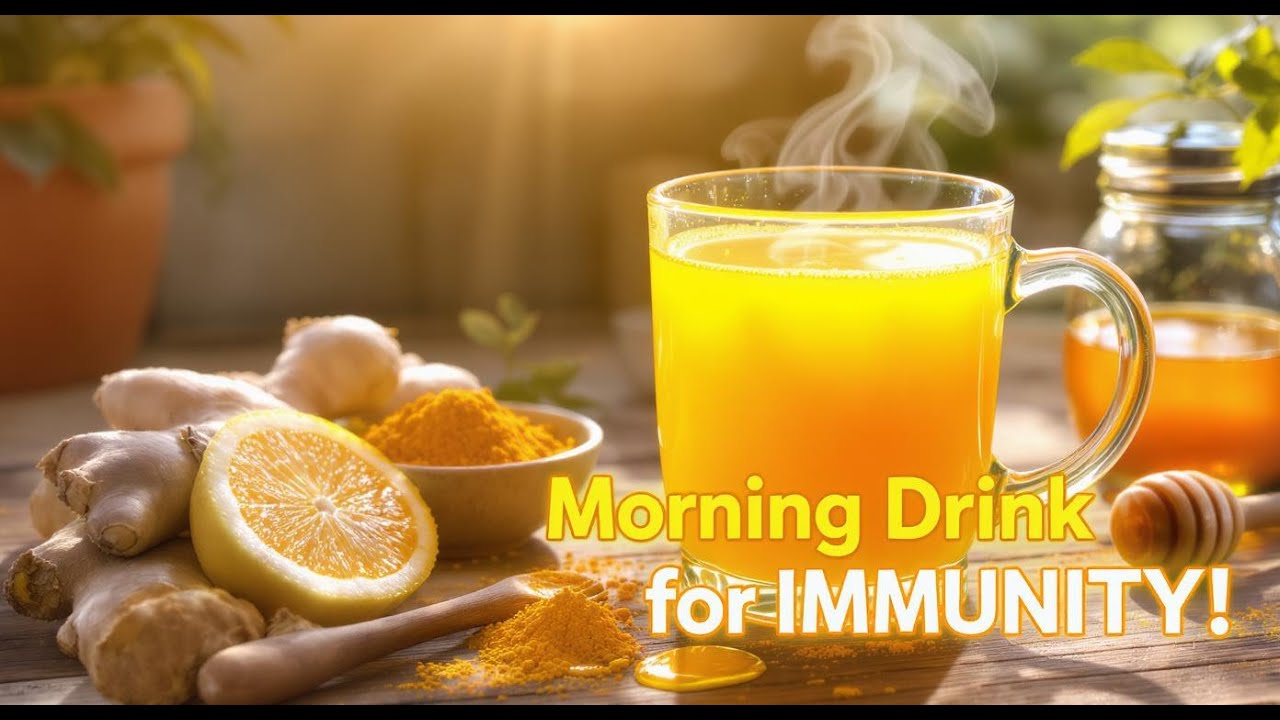 Drink This Every Morning for a Stronger Immune System  Natural Health Tonic Recipe