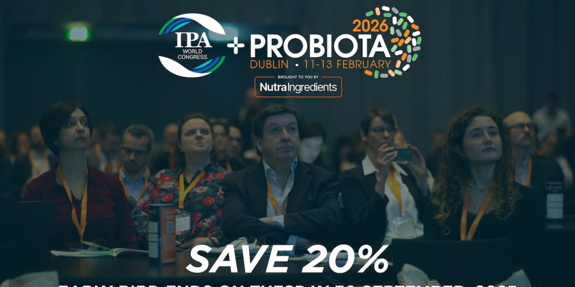 Early bird discount for IPA World Congress + Probiota 2026 expiring soon